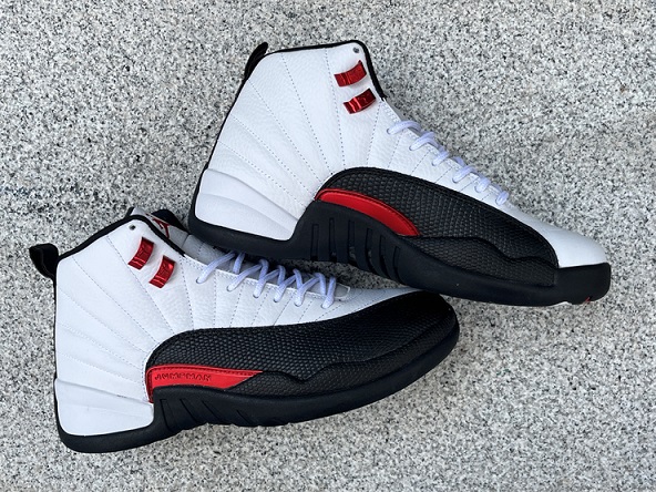 air jordan 12 retro shoes men-red taxi